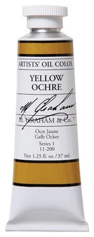 M. Graham Acrylic Color Yellow Ochre - 5 ounce (150 ml)