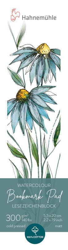 Hahnemuhle Bookmark Pad, Expression 5.5 cm x 20 cm, 15 sheet pad