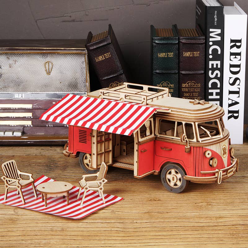 Hands Craft - 3D Wooden Puzzle: Camper Van - Image 2