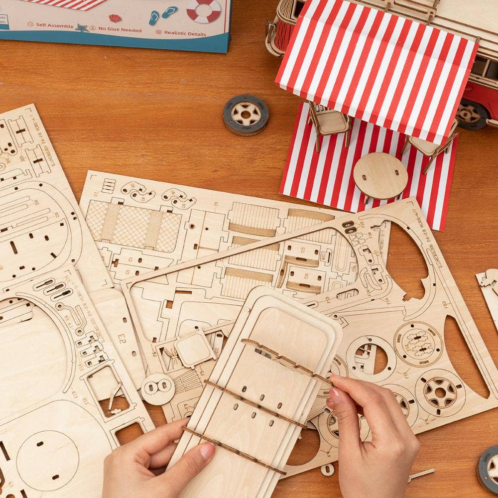 Hands Craft - 3D Wooden Puzzle: Camper Van - Image 3
