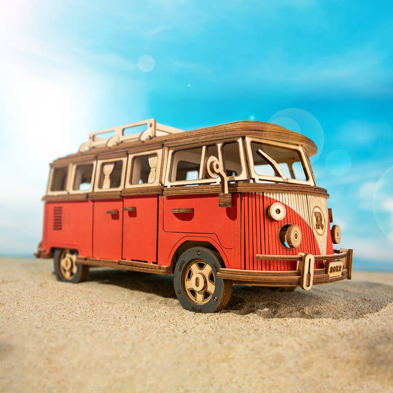 Hands Craft - 3D Wooden Puzzle: Camper Van - Image 5
