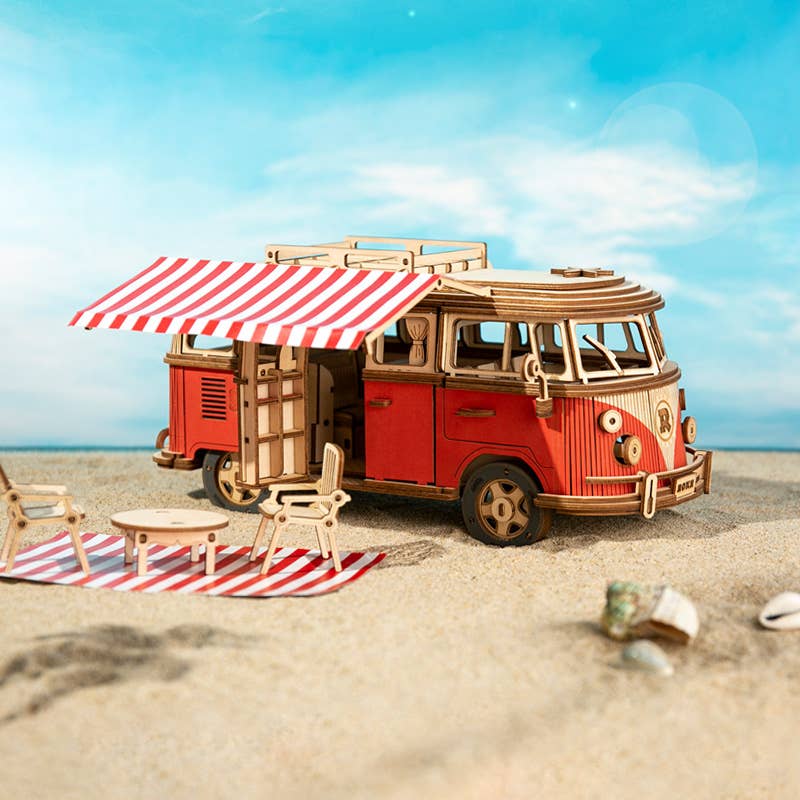 Hands Craft - 3D Wooden Puzzle: Camper Van - Image 6