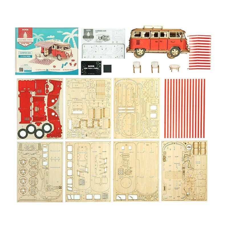 Hands Craft - 3D Wooden Puzzle: Camper Van - Image 7
