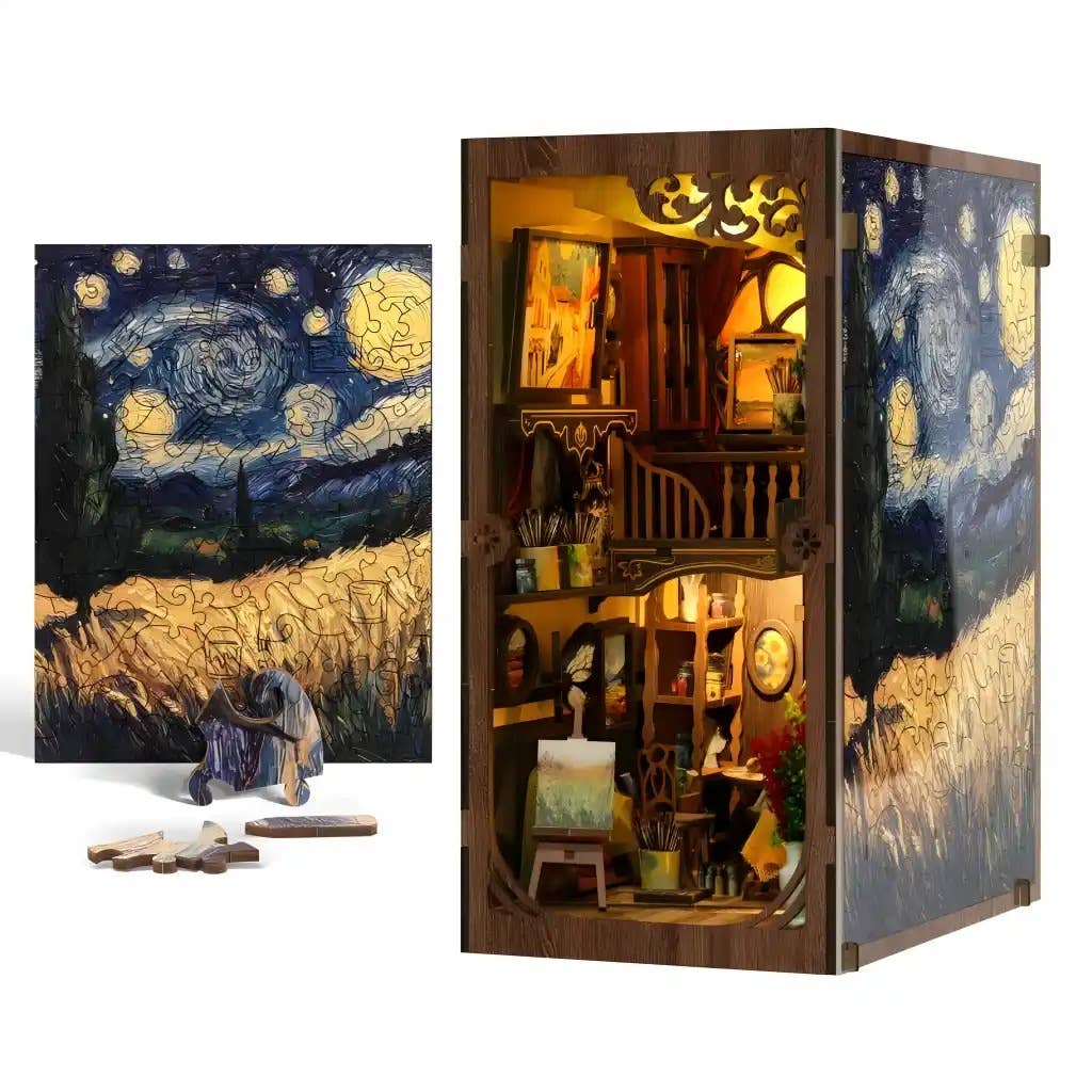 DIY Book Nook Kit: Golden Twilight Studio - Image 4