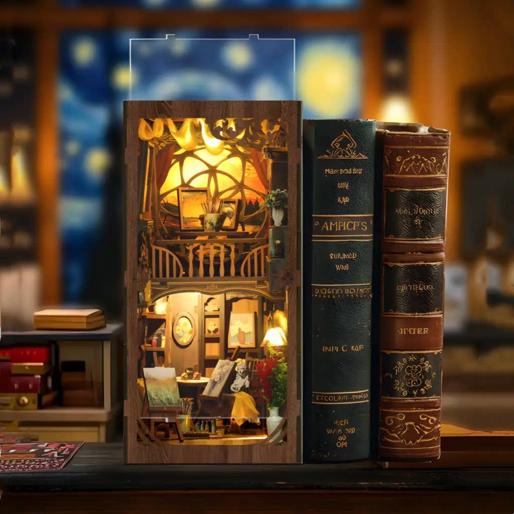 DIY Book Nook Kit: Golden Twilight Studio - Image 7