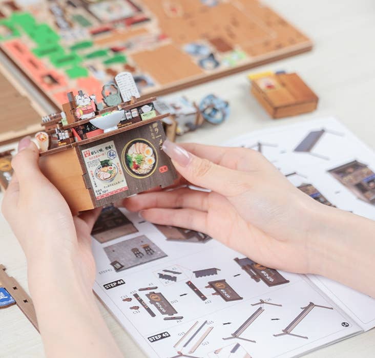 Hands Craft - DIY Book Nook Kit: Morita-Ya - Image 4
