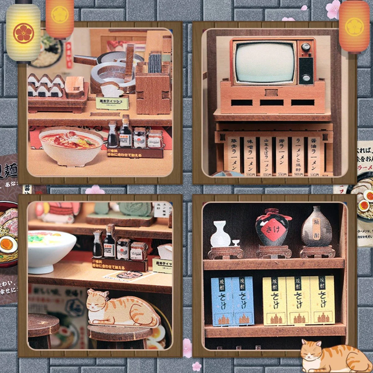 Hands Craft - DIY Book Nook Kit: Morita-Ya - Image 5