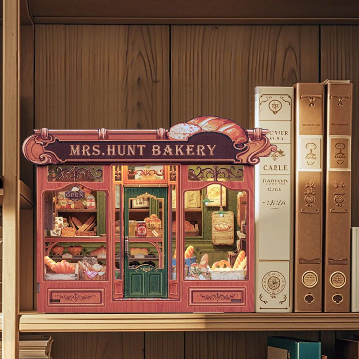 Hands Craft - DIY Book Nook Kit: Mrs. Hunt Bakery - Image 9