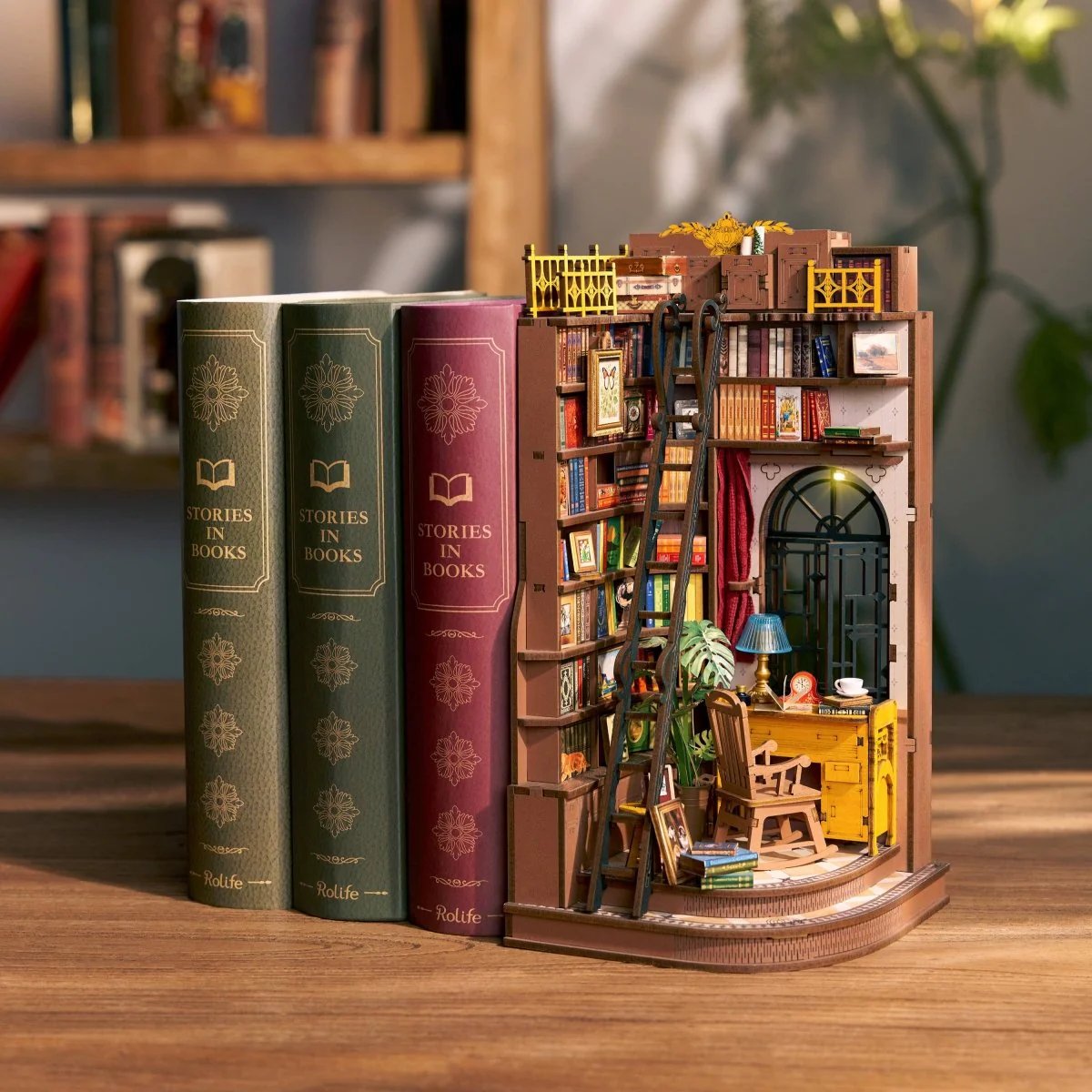 Hands Craft - DIY Book Nook Kit: Silent Corner Study - Image 12