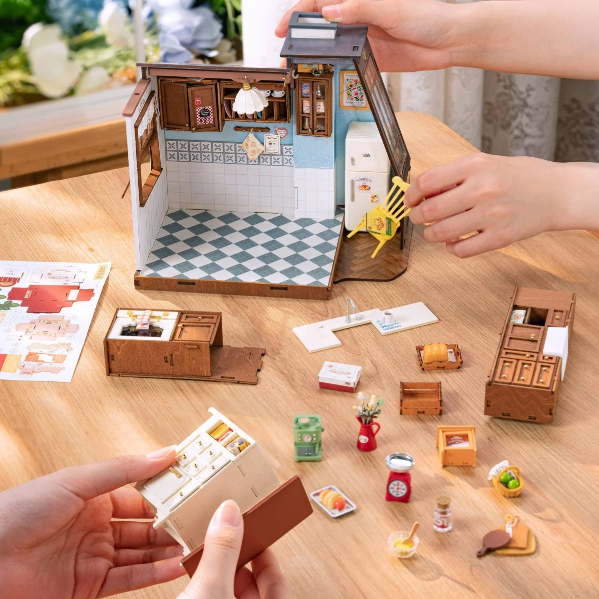 Hands Craft - DIY Miniature House Kit: Baking Kitchen - Image 4
