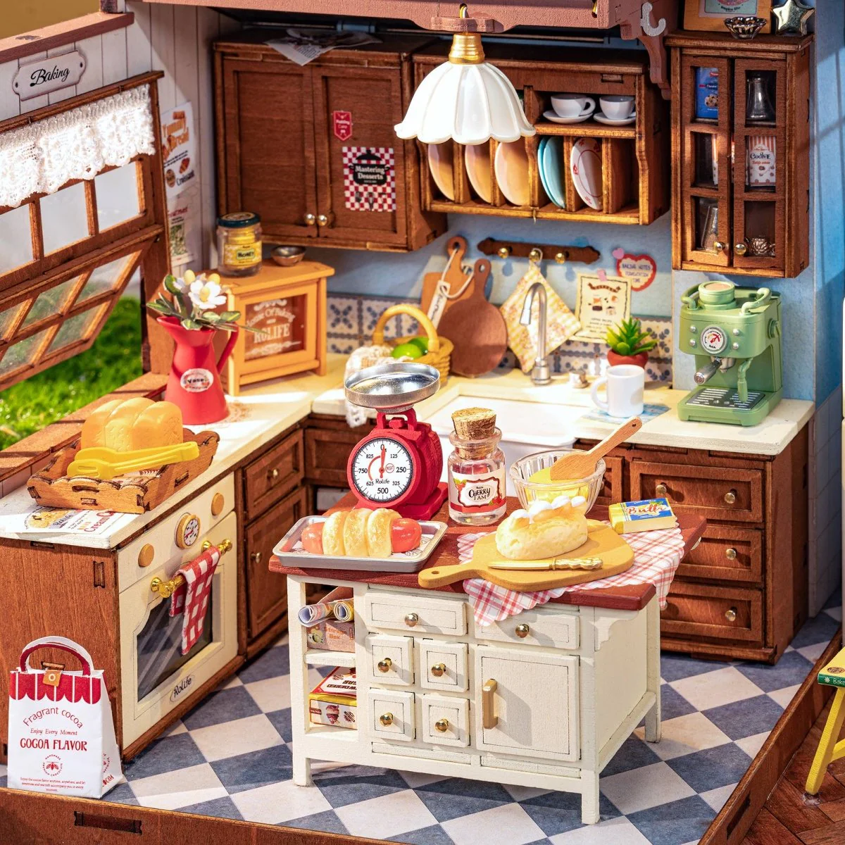 Hands Craft - DIY Miniature House Kit: Baking Kitchen - Image 5