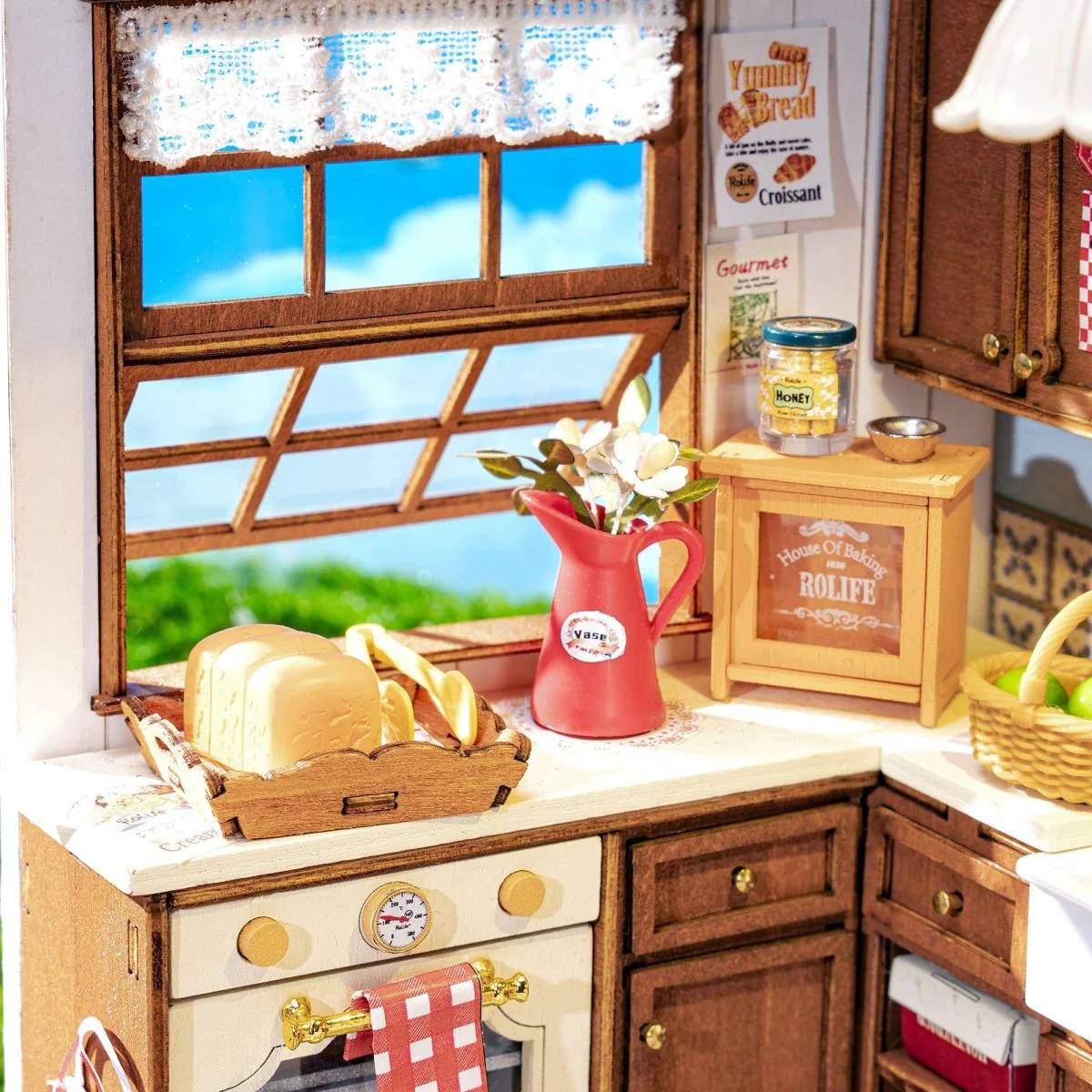 Hands Craft - DIY Miniature House Kit: Baking Kitchen - Image 8