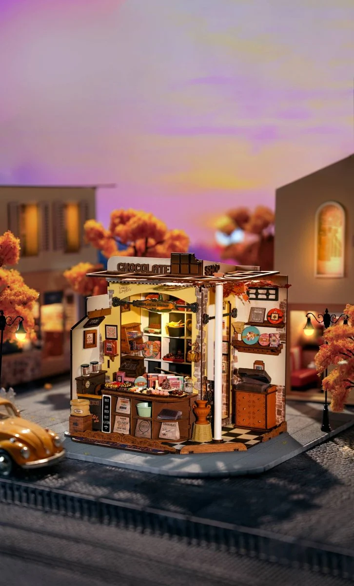 Hands Craft - DIY Miniature House Kit: Henry's Chocolate - Image 10