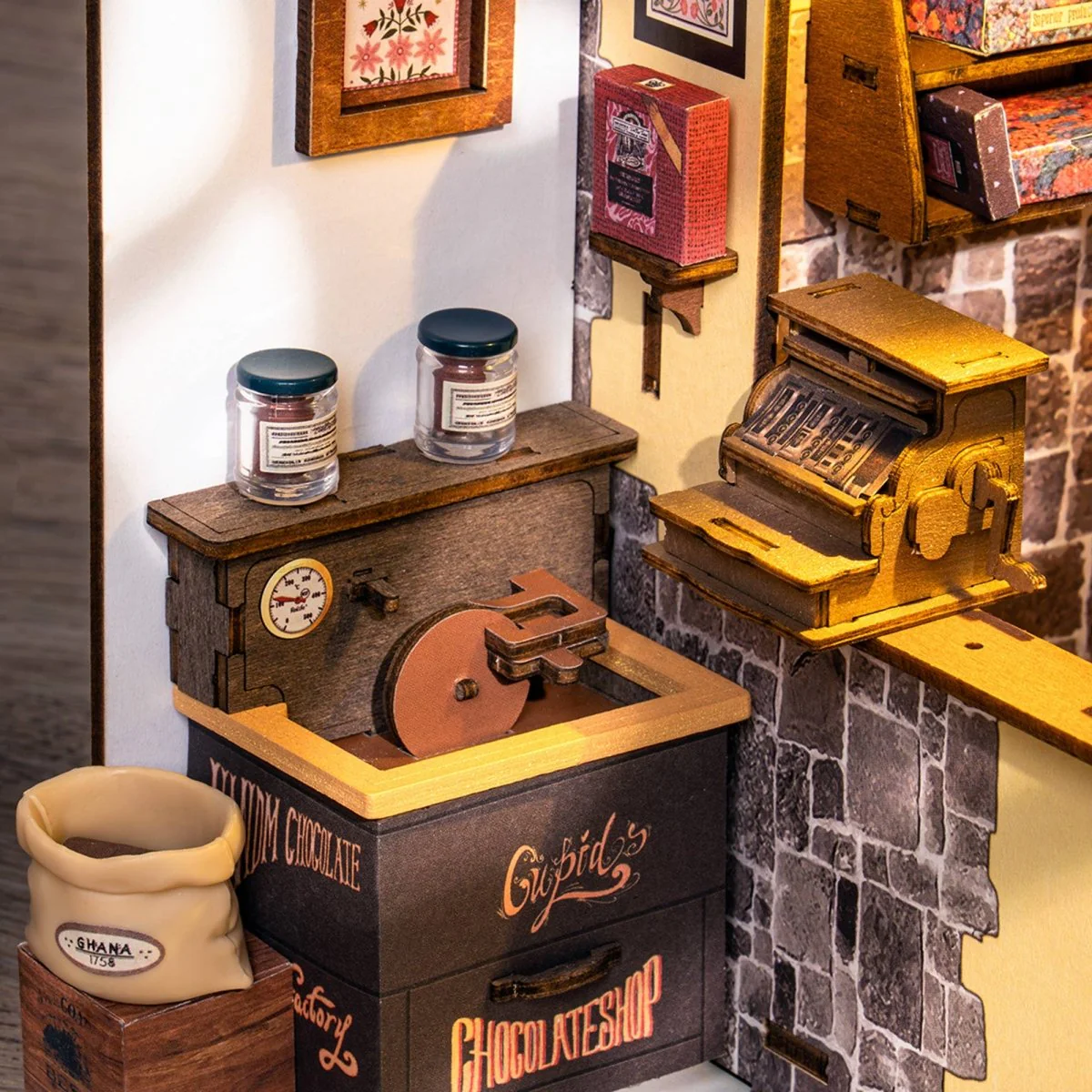 Hands Craft - DIY Miniature House Kit: Henry's Chocolate - Image 4