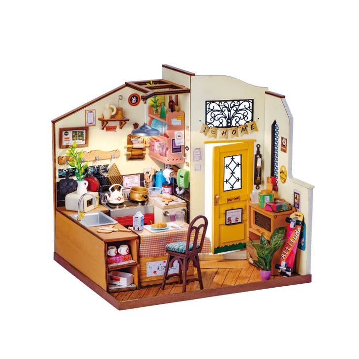 Hands Craft - DIY Miniature House Kit: Homey Kitchen