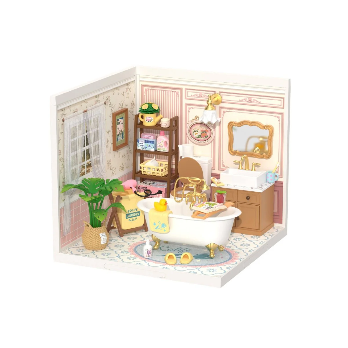 Hands Craft - DIY Miniature House Kit: Pop Bubble Bathroom