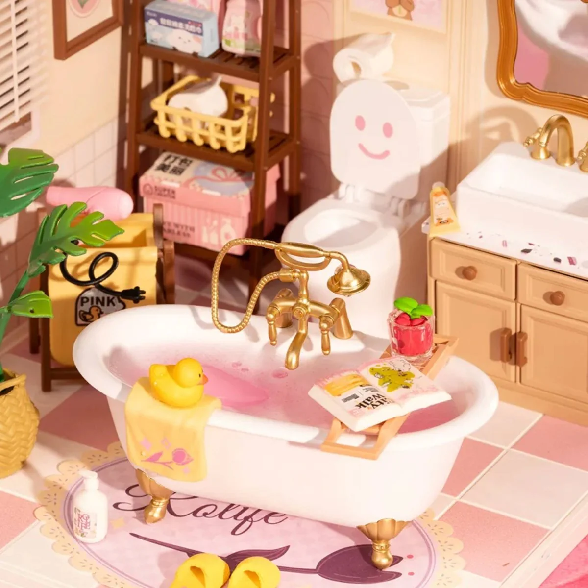 Hands Craft - DIY Miniature House Kit: Pop Bubble Bathroom - Image 3