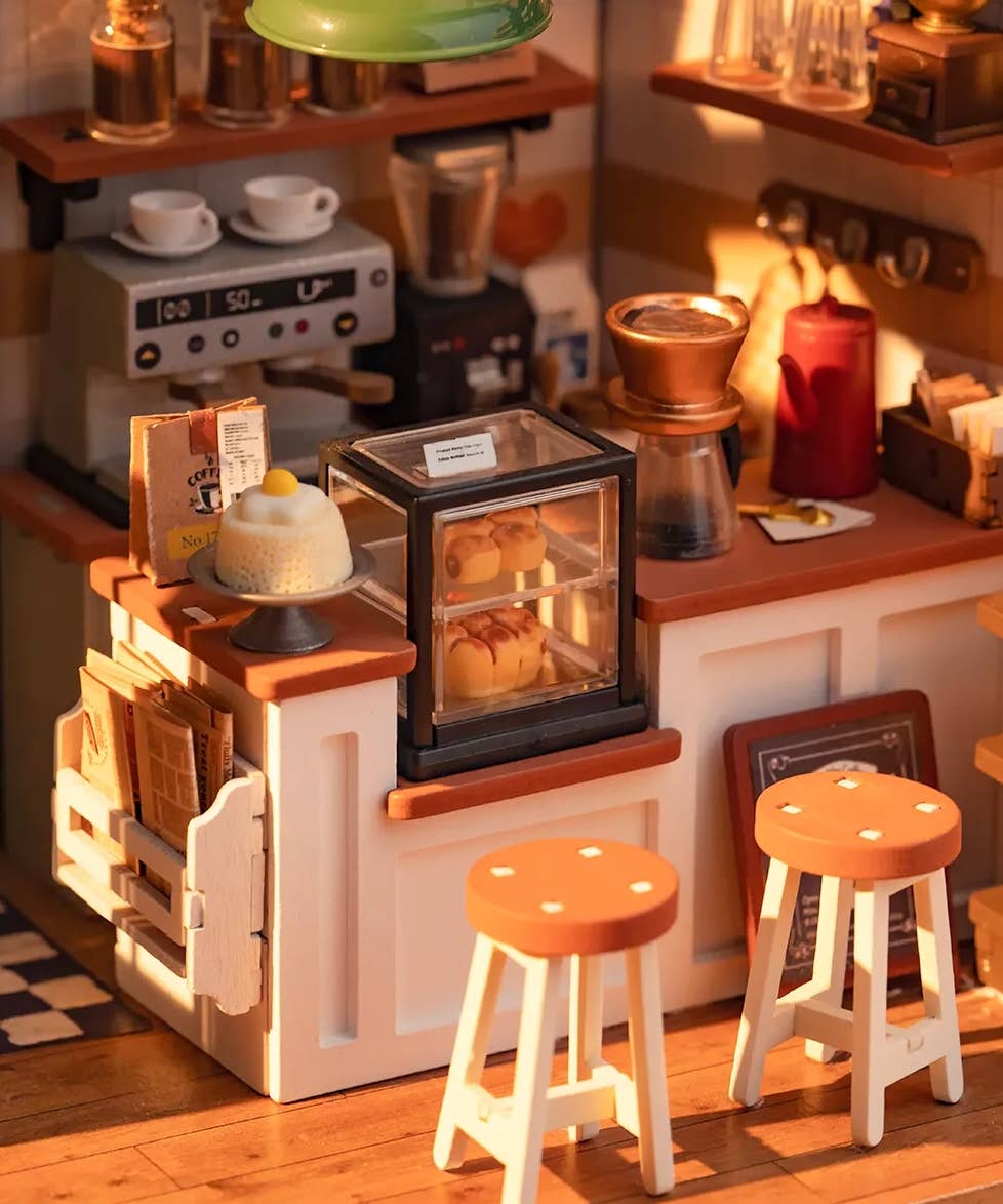 DIY Miniature House Kit: Slow Life Café - Image 5