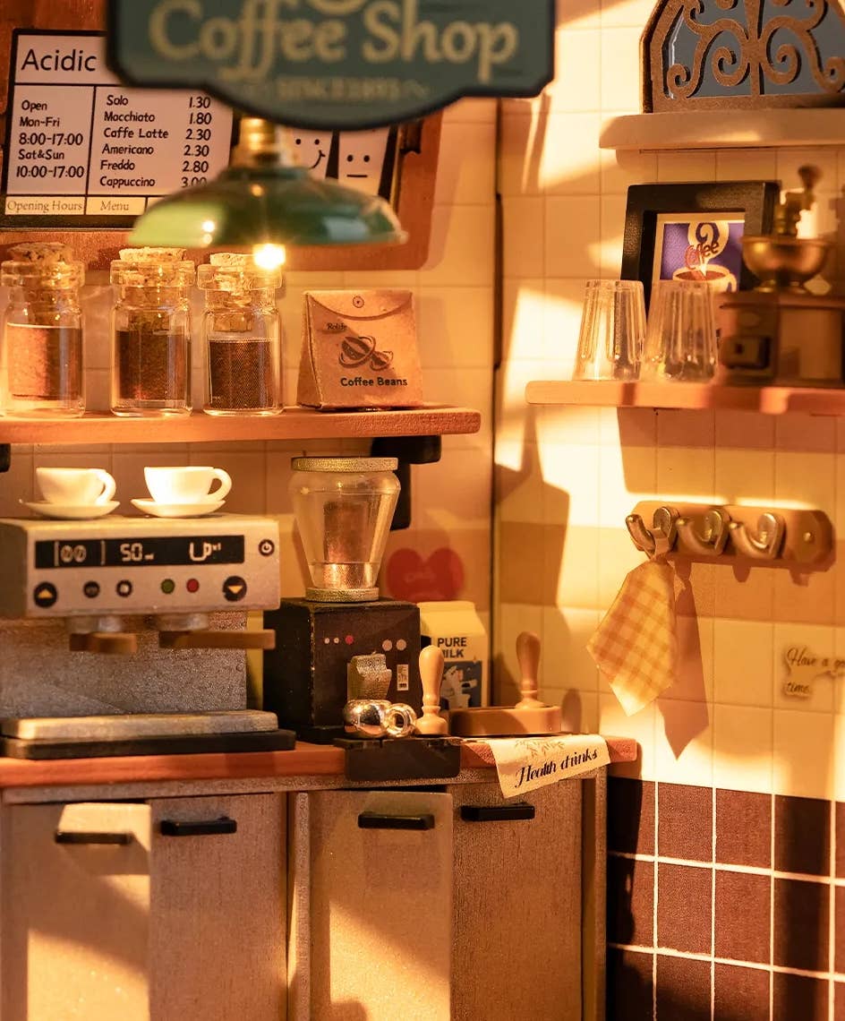 DIY Miniature House Kit: Slow Life Café - Image 6