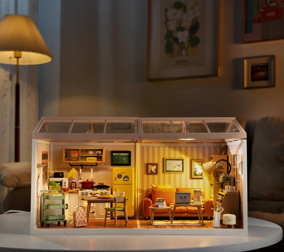 Hands Craft - DIY Miniature House Kit: Sweet Dream Bedroom - Image 12