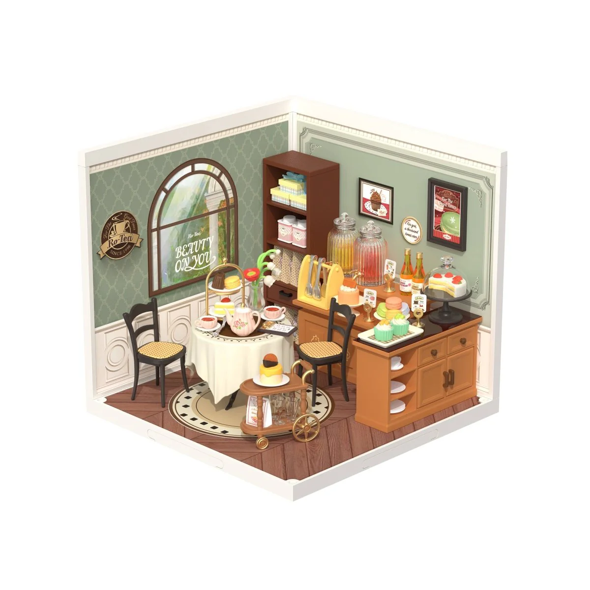 Hands Craft - DIY Miniature House Kit: Sweet Sips Tea