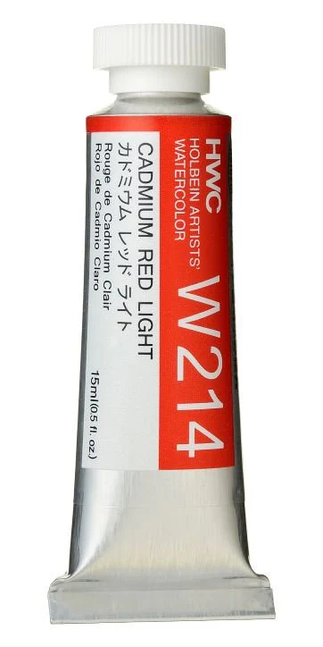 Holbein Artists Watercolor 15 ml - Cadmium Red Light