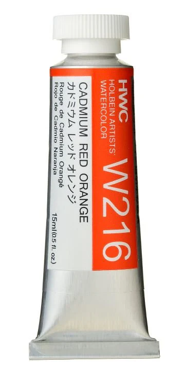 Holbein Artists Watercolor 15 ml - Cadmium Red Orange