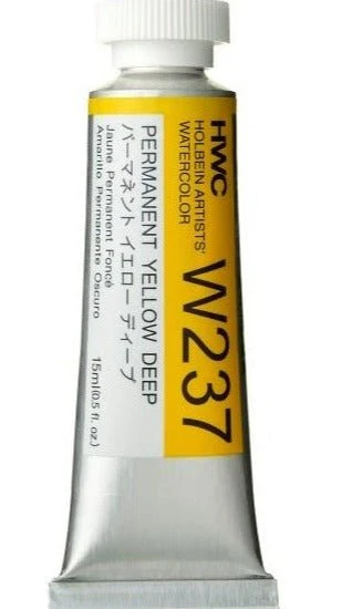 Holbein Artists Watercolor 15 ml - Permanent Yellow Deep