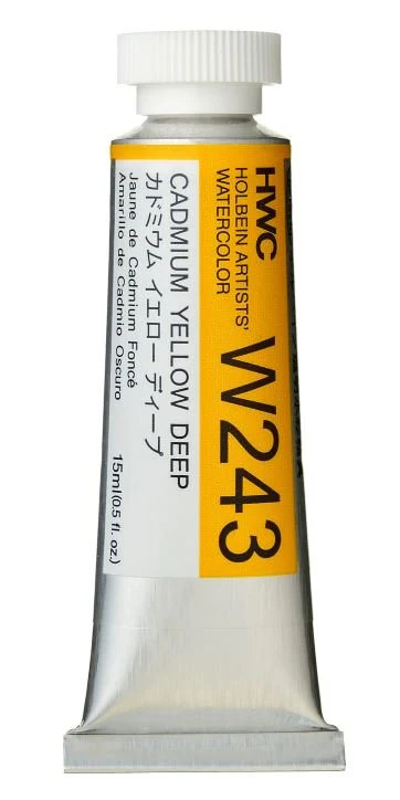 Holbein Artists Watercolor 15 ml - Cadmium Yellow Deep