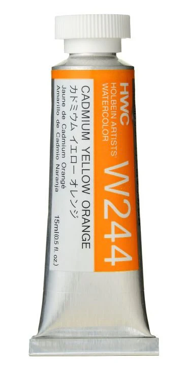 Holbein Artists Watercolor 15 ml - Cadmium Yellow Orange