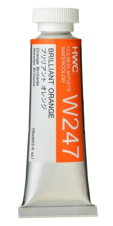 Holbein Artists Watercolor 15 ml - Brilliant Orange