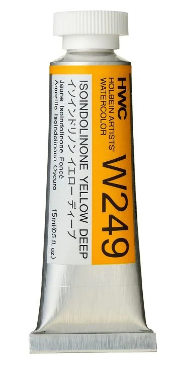 Holbein Artists Watercolor 15 ml - Isoindolinone Yellow Deep