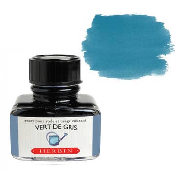 Herbin - Fountain Pen Ink - Vert de Gris (Veridris) - 30ml