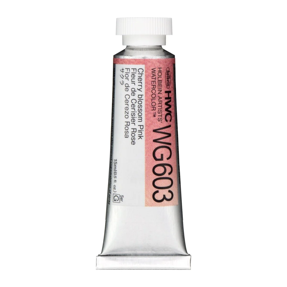 Holbein Artists Watercolor 15 ml - Cherry Blossom Pink - Image 2
