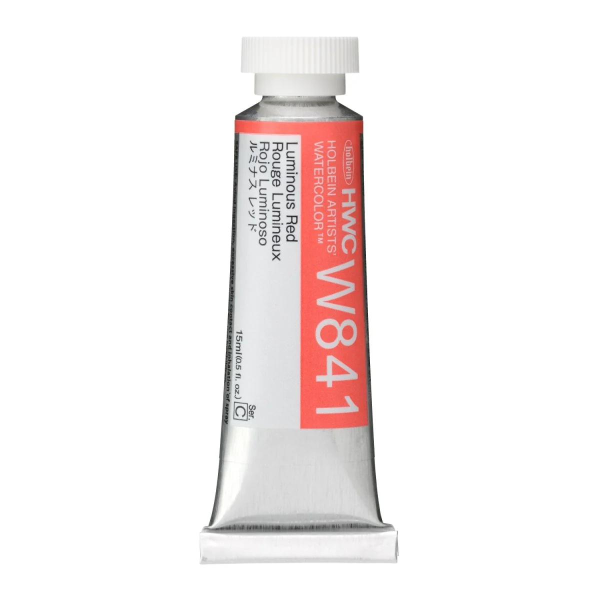 Holbein Artists Watercolor 15 ml - Luminous Red - Image 2
