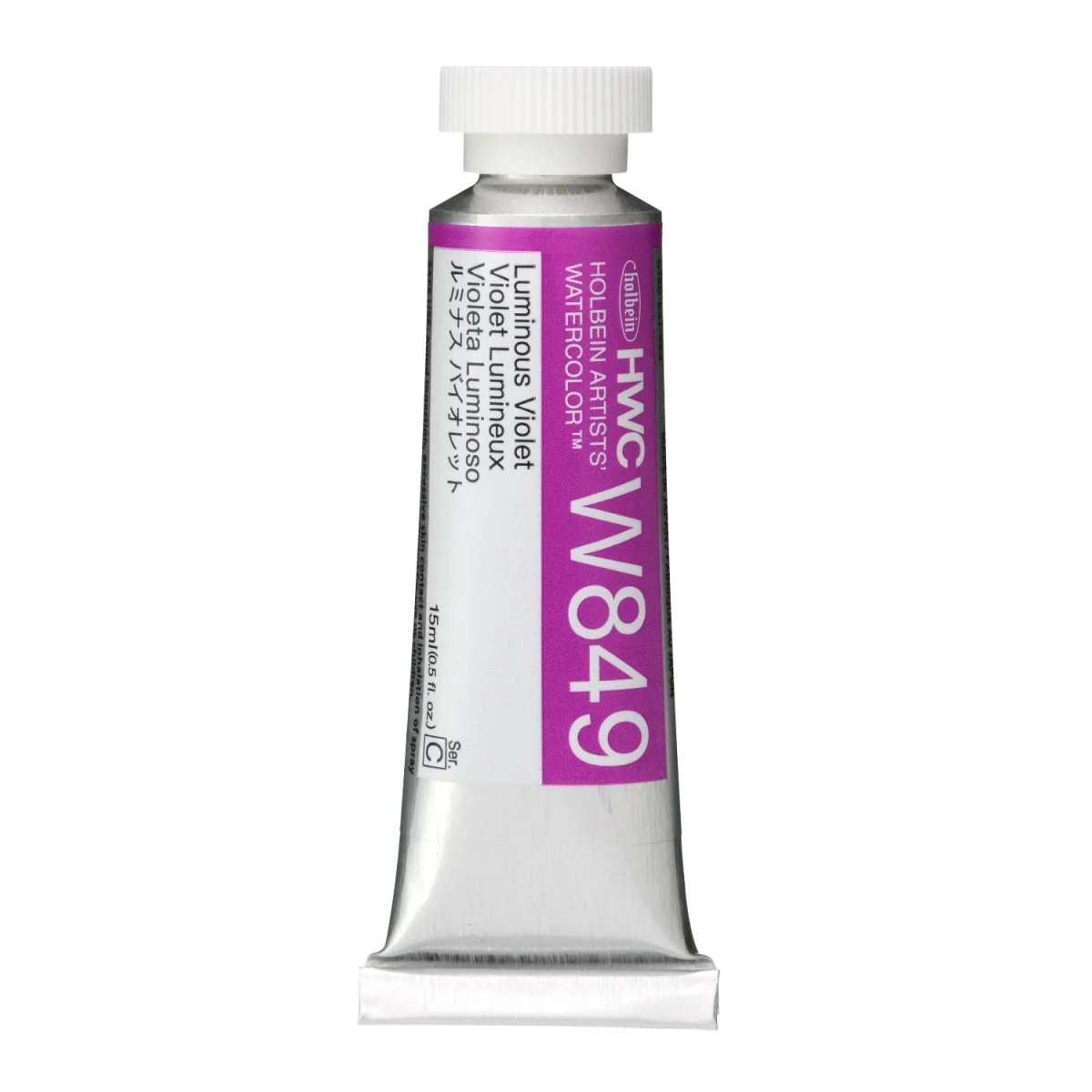 Holbein Artists Watercolor 15 ml - Luminous Violet - Image 2