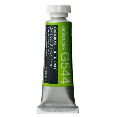 Holbein Artists Gouache 15 ml - 544 Cadmium Green Pale