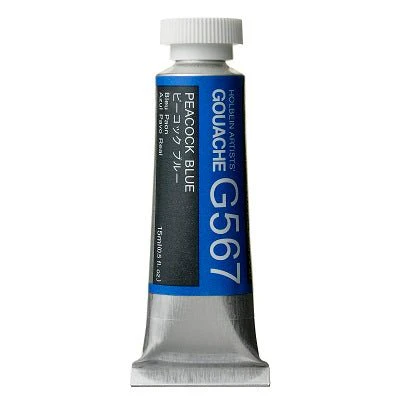 Holbein Artists Gouache 15 ml - 567 Peacock Blue