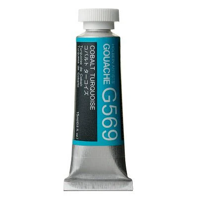 Holbein Artists Gouache 15 ml - 569 Cobalt Turquoise