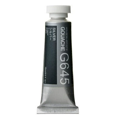 Holbein Artists Gouache 15 ml - 645 Silver