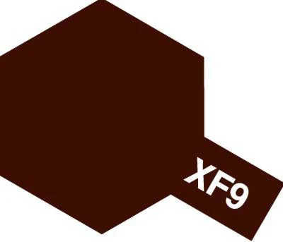 Tamiya Mini Acrylic 10 ml - XF-9 Hull Red Matte Finish - Image 2