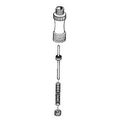 Iwata Airbrush Replacement Part I-030-4 Air Valve Set - Image 2