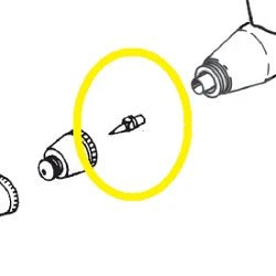 Iwata Airbrush Replacement Part I-080-8 Fluid Nozzle 0.3 mm - Image 2