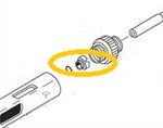 Iwata Airbrush Replacement Part I-565-1 Needle Packing Screw