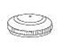 Iwata Airbrush Replacement Part I-718-1 Fluid Cup Lid *Obsolete, use new part number I-618-1*