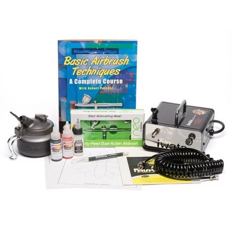Iwata Airbrush Beginner Set (with NEO CN Gravity Feed)