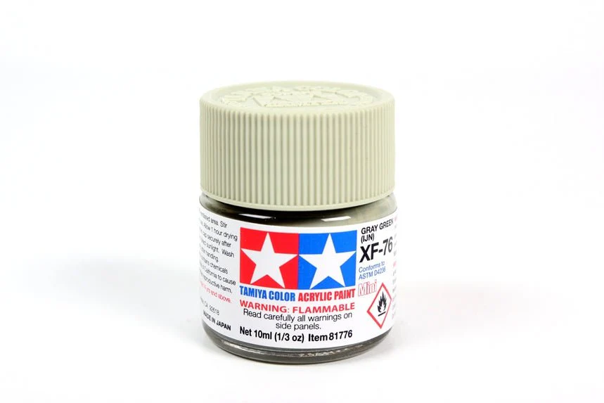 Tamiya Mini Acrylic 10 ml - XF-76 IJN Gray-Green Matte Finish