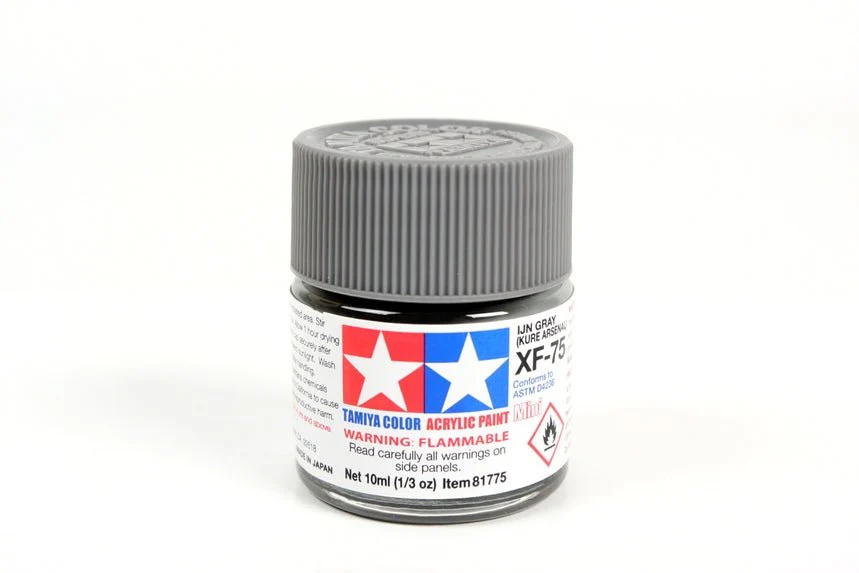 Tamiya Mini Acrylic 10 ml - XF-75 IJN Gray (Kure Arsenal) Matte Finish