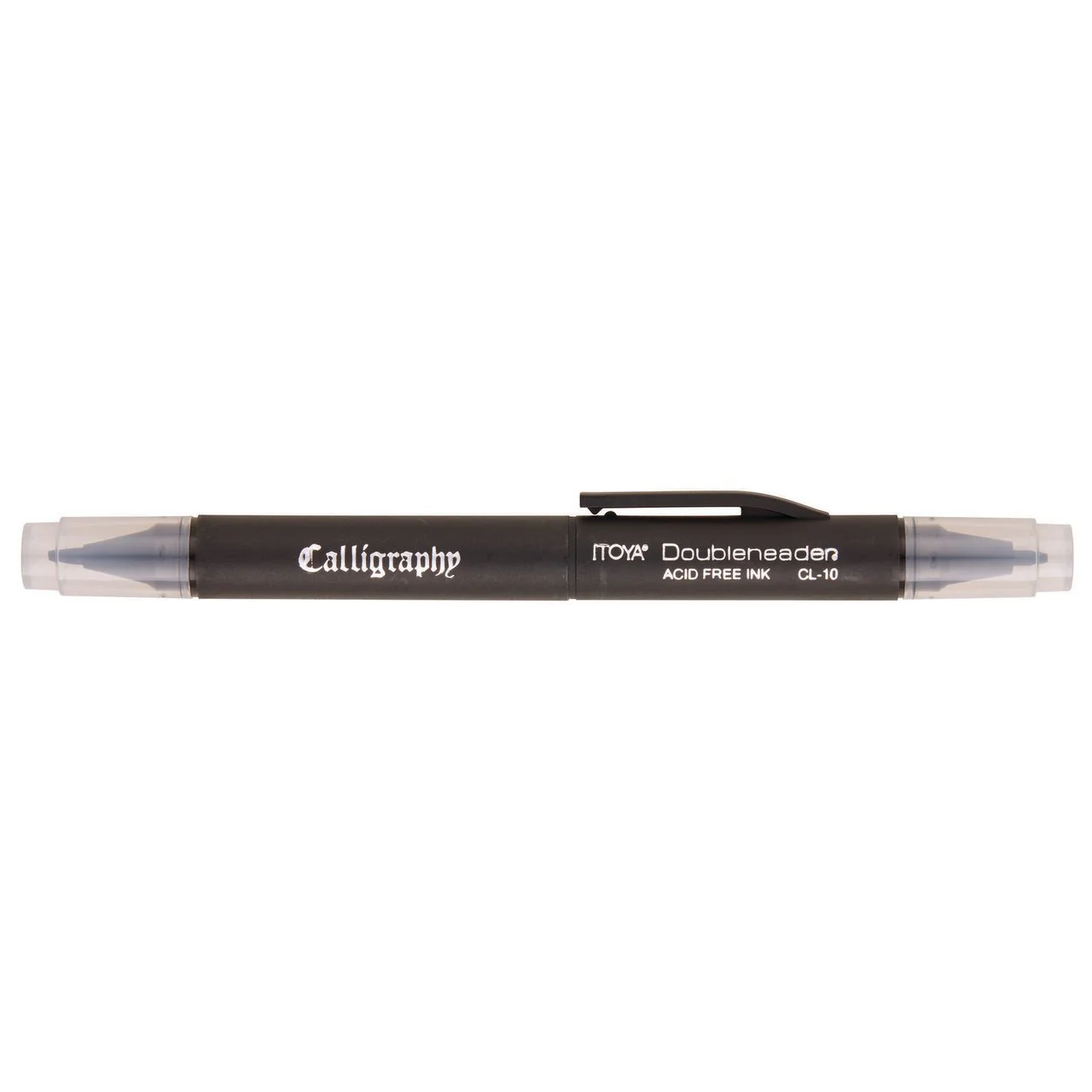 Itoya Doubleheader Calligraphy Marker 1.5 mm and 3.0 mm - Black