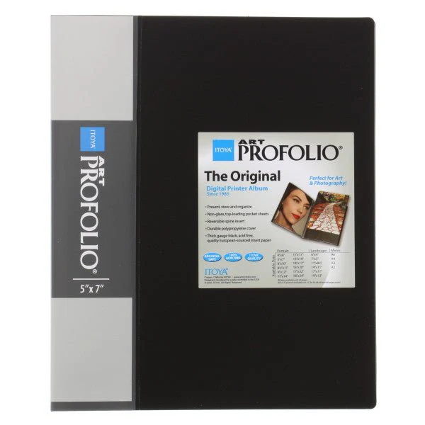 Itoya The Original Art ProFolio Presentation 5 inch x 7 inch (24 pages for 48 views)
